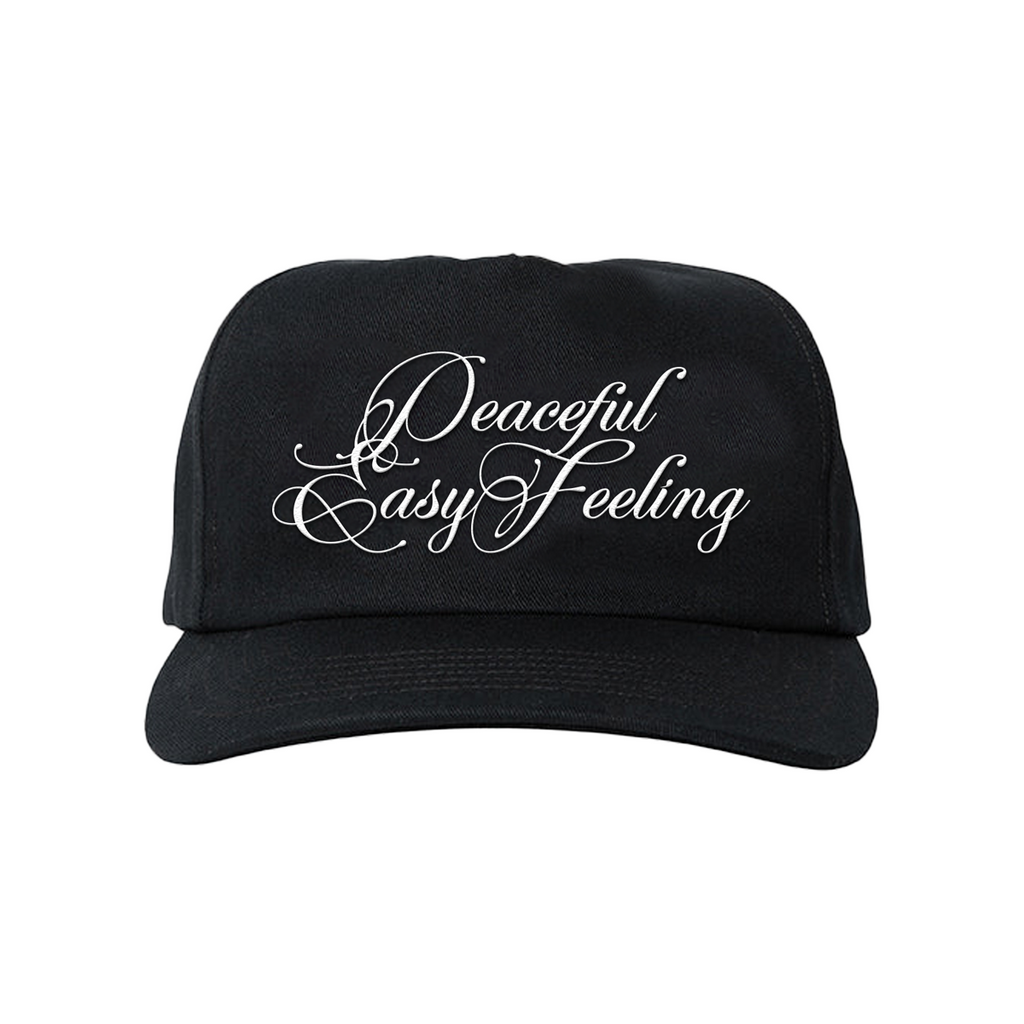 Peaceful Easy Feeling Black Snapback Hat